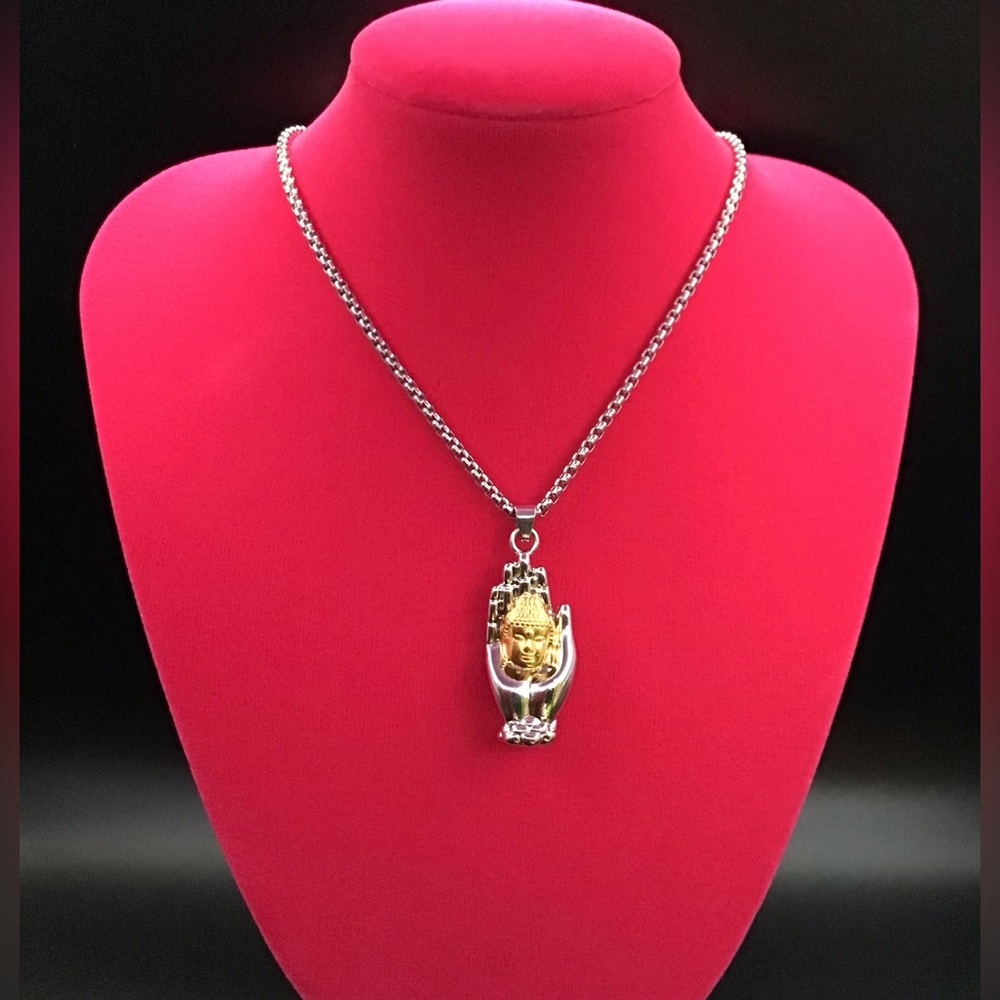 Buddha Palm Necklace